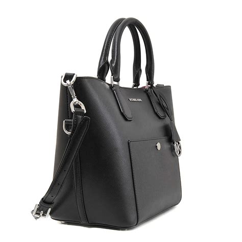 michael kors greenwich large grab bag black|Michael Kors greenwich crossbody bag.